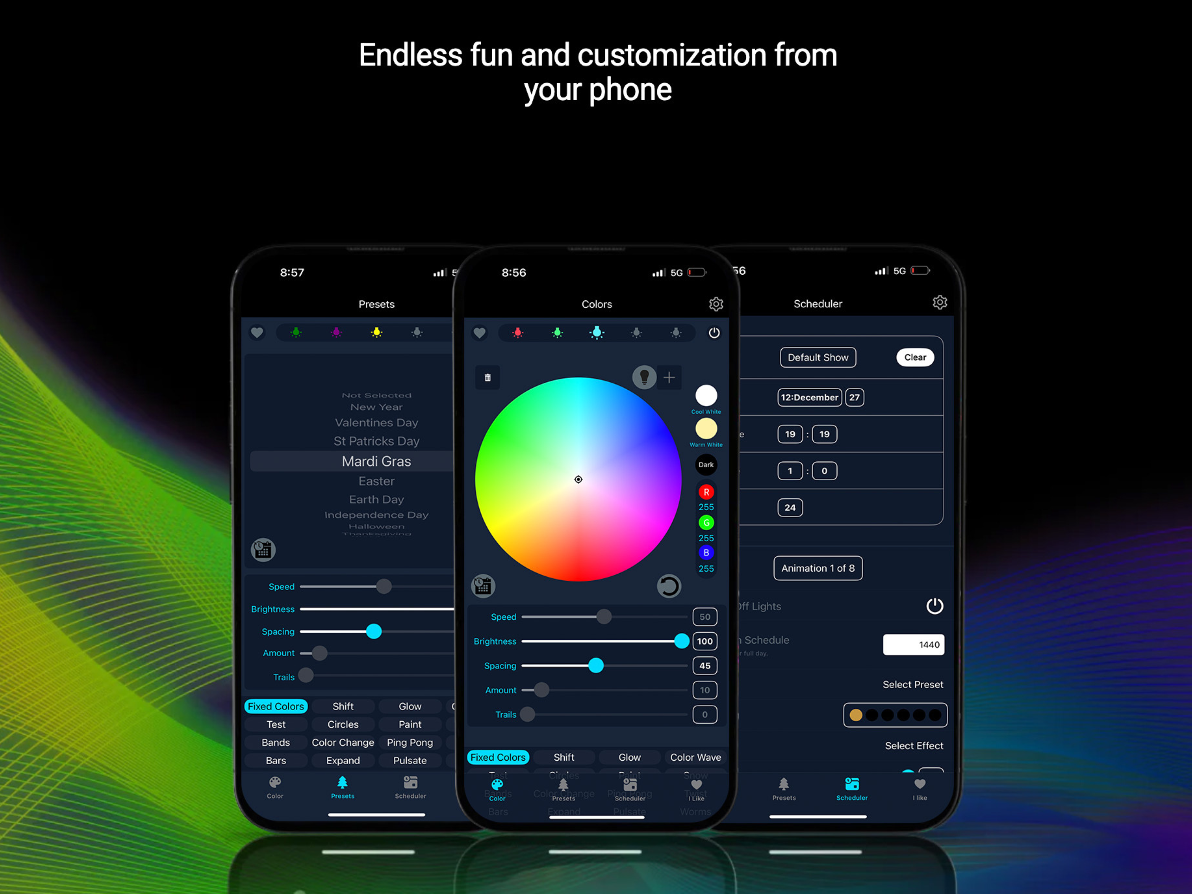 Permanent app controlled lighting near me