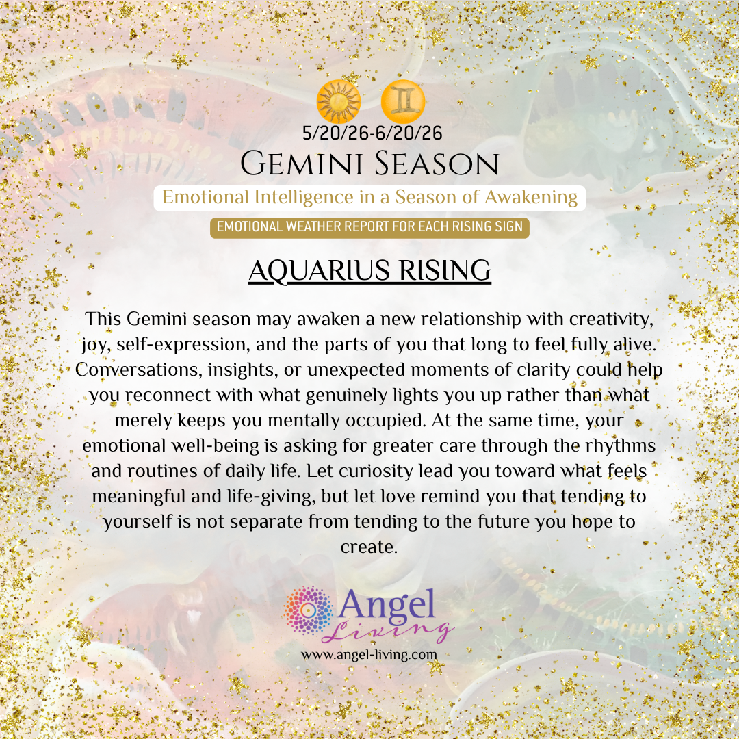 Gemini Season Emotional Weather Report for Capricorn Rising