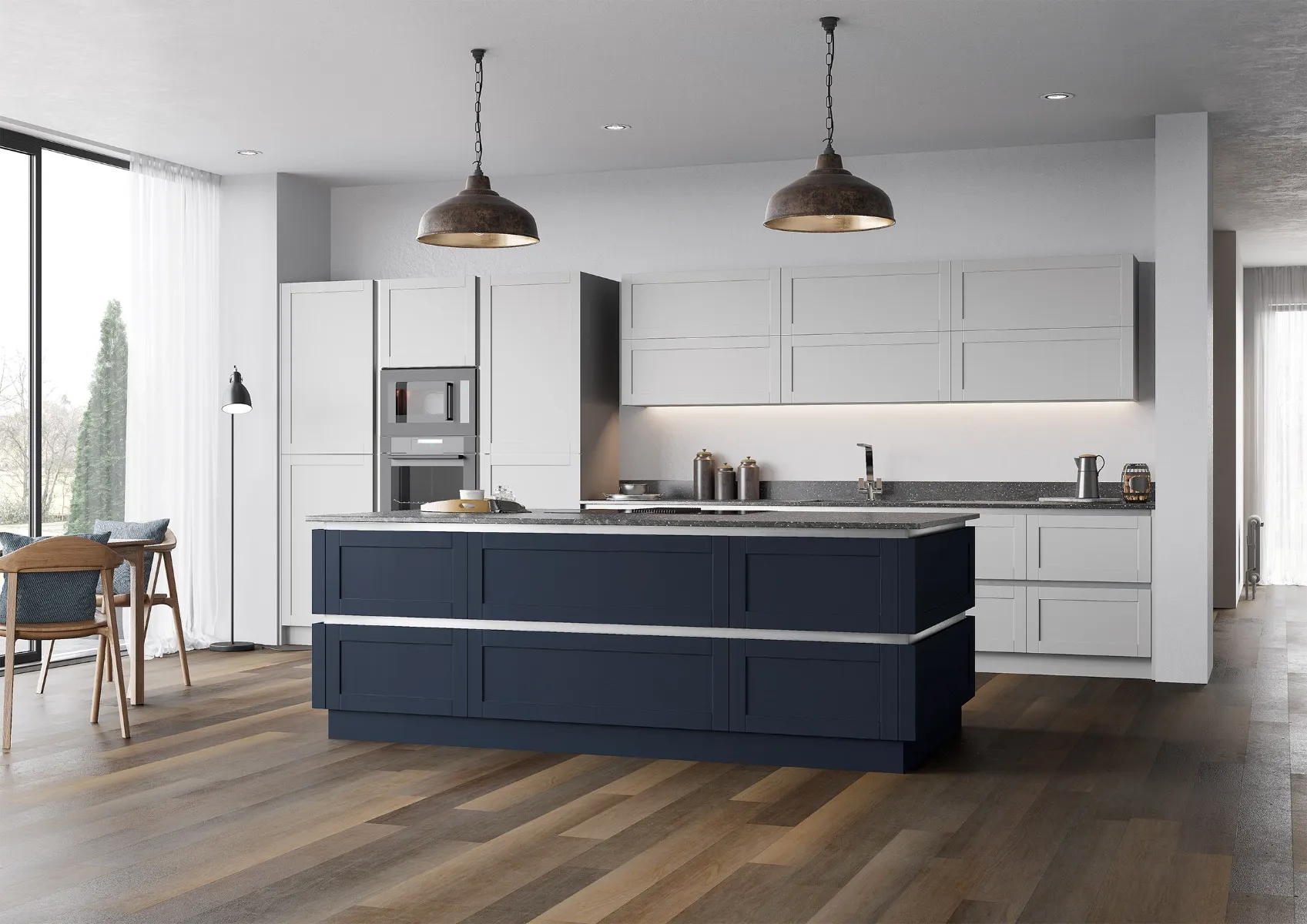 Stratto for Vero kitchen in Indigo