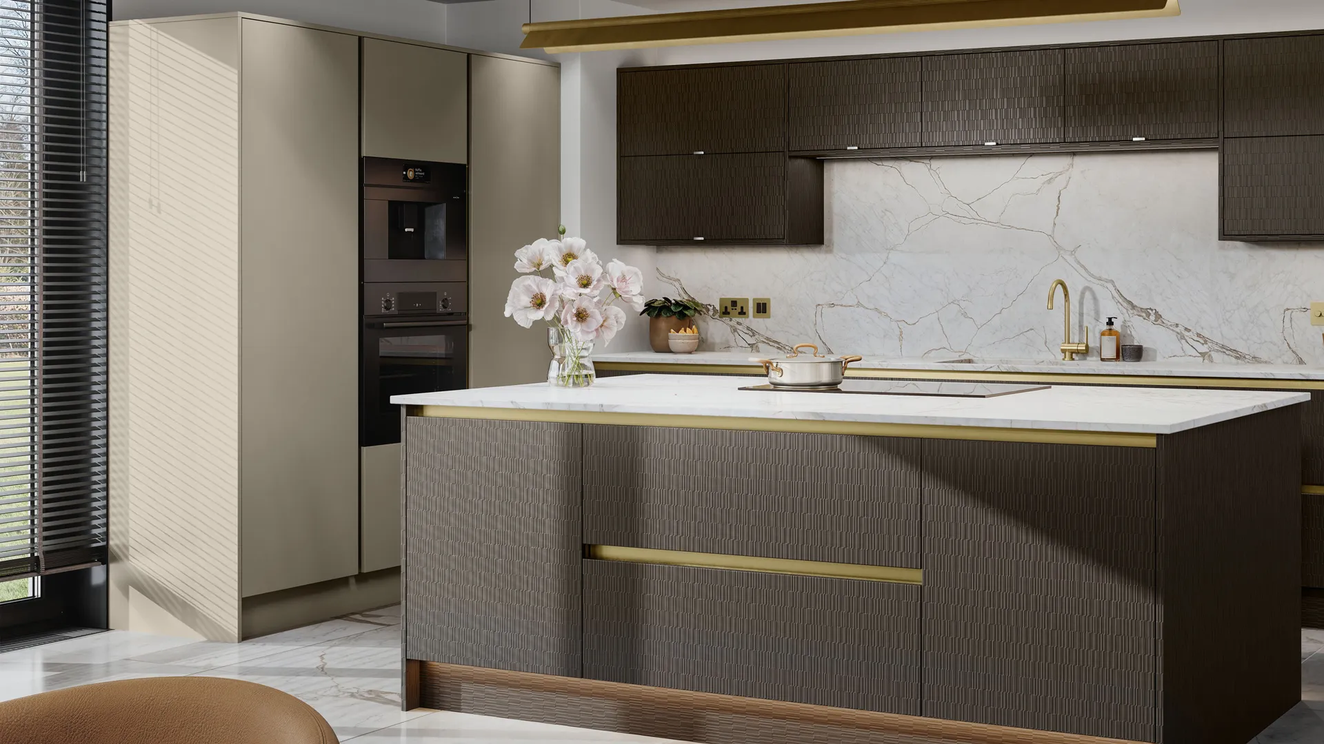 Plana Pure Alpine kitchen in Pebble Grey