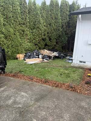 Construction Debris in McMinnville OR.