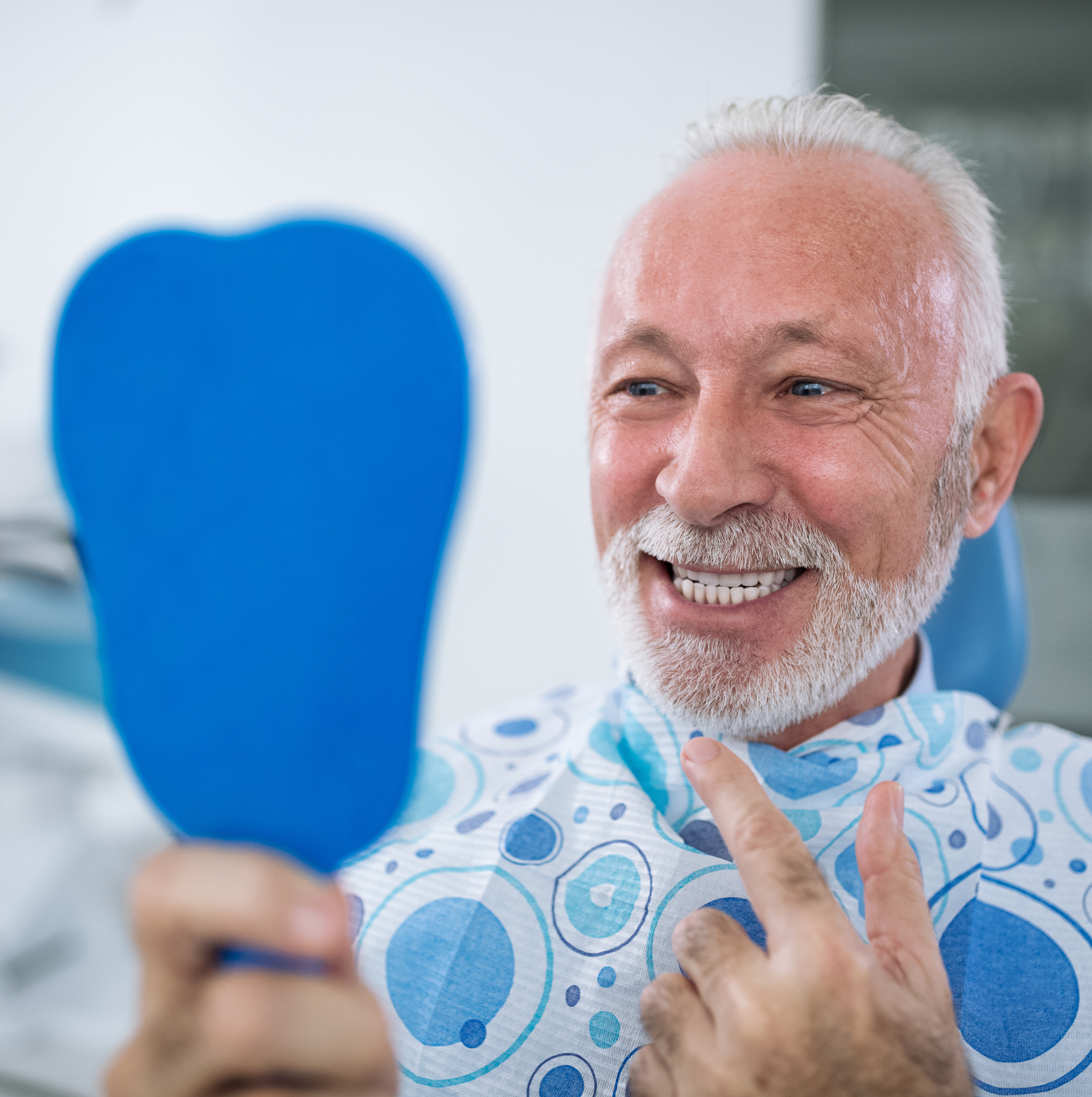Dental implant patient smiling in Twin Falls