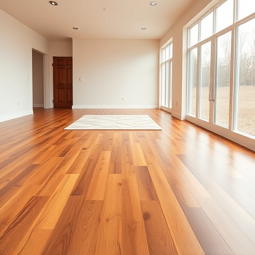Spacious room in Algonquin IL with warm hardwood flooring, large windows, and neutral walls creating an inviting atmosphere.