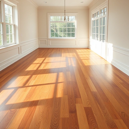 Nail-Down Hardwood Floor Installation in Algonquin IL featuring rich tones, polished finish, and elegant decor.