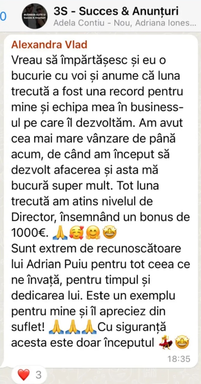 Poveste de succes Alexandra Vlad