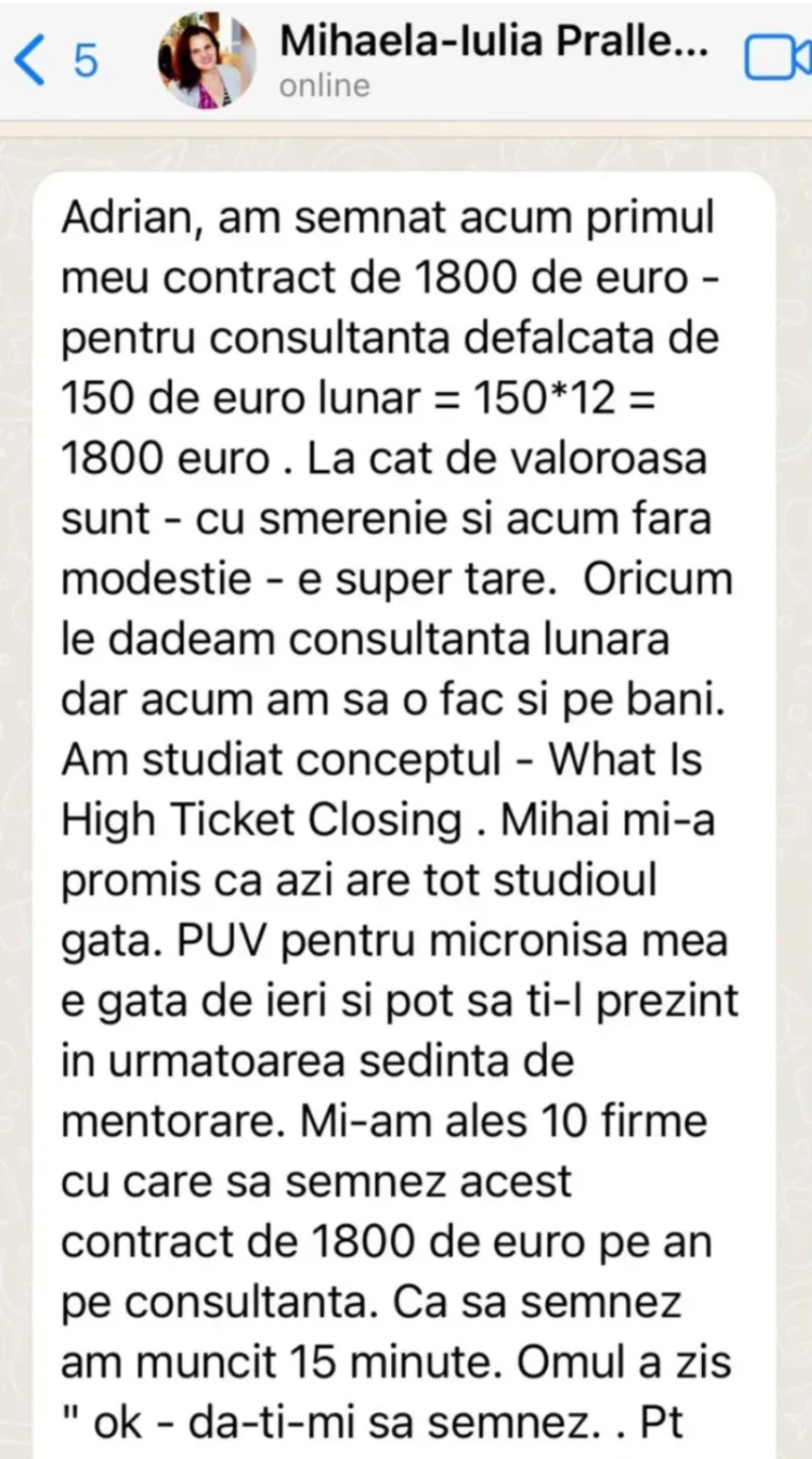 Poveste de succes Mihaela Blaga