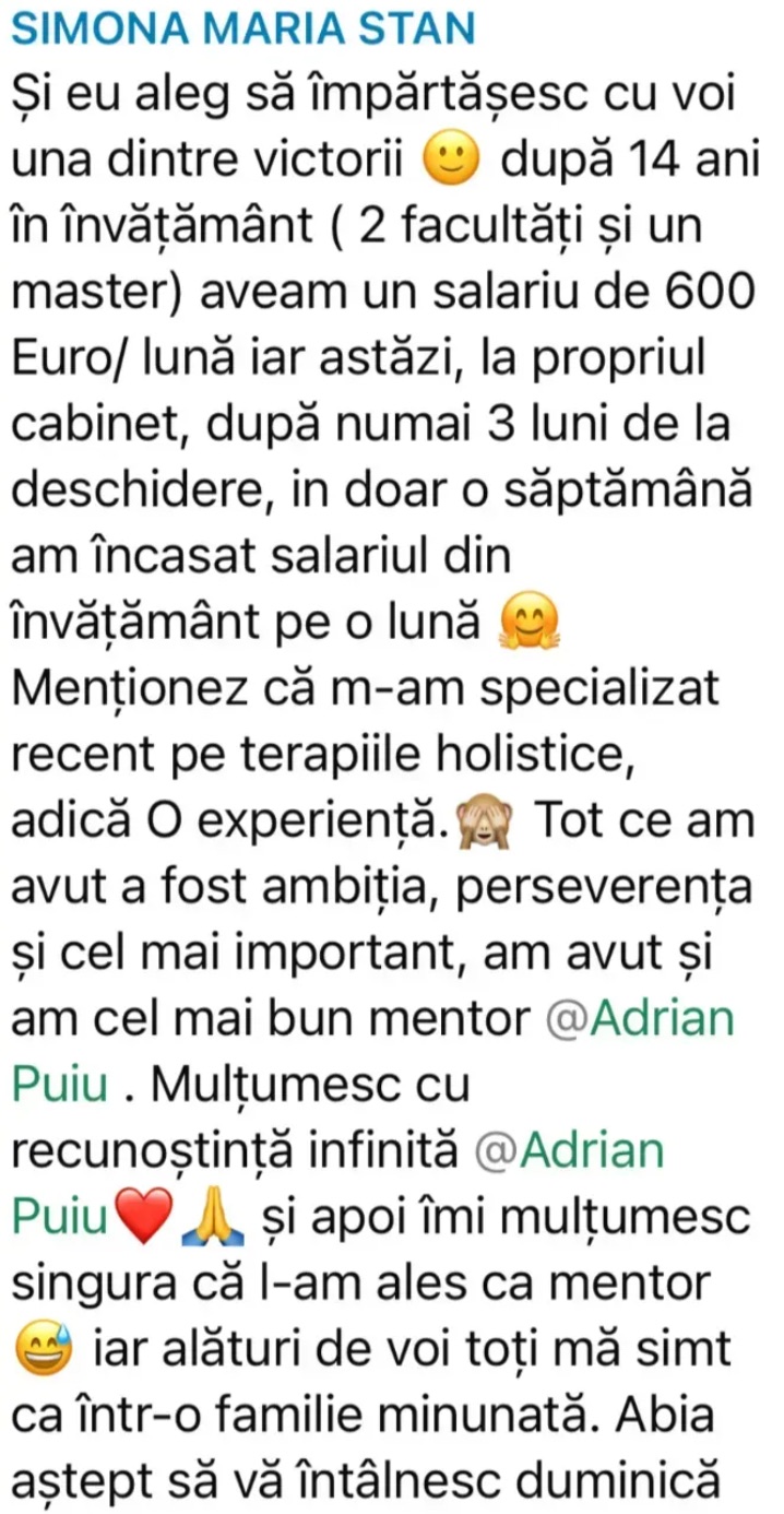 Poveste de succes Simona Stan