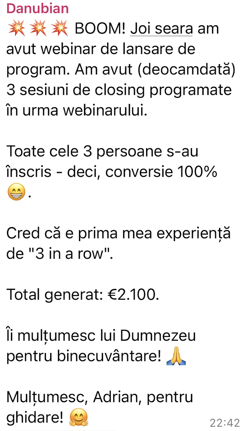 Poveste de succes Danubian Modoran