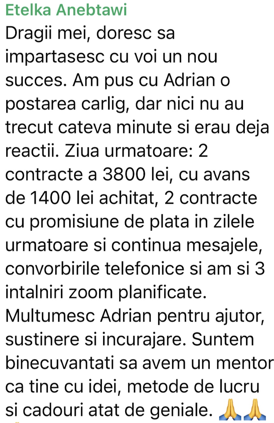Poveste de succes Etelka Anebtawi