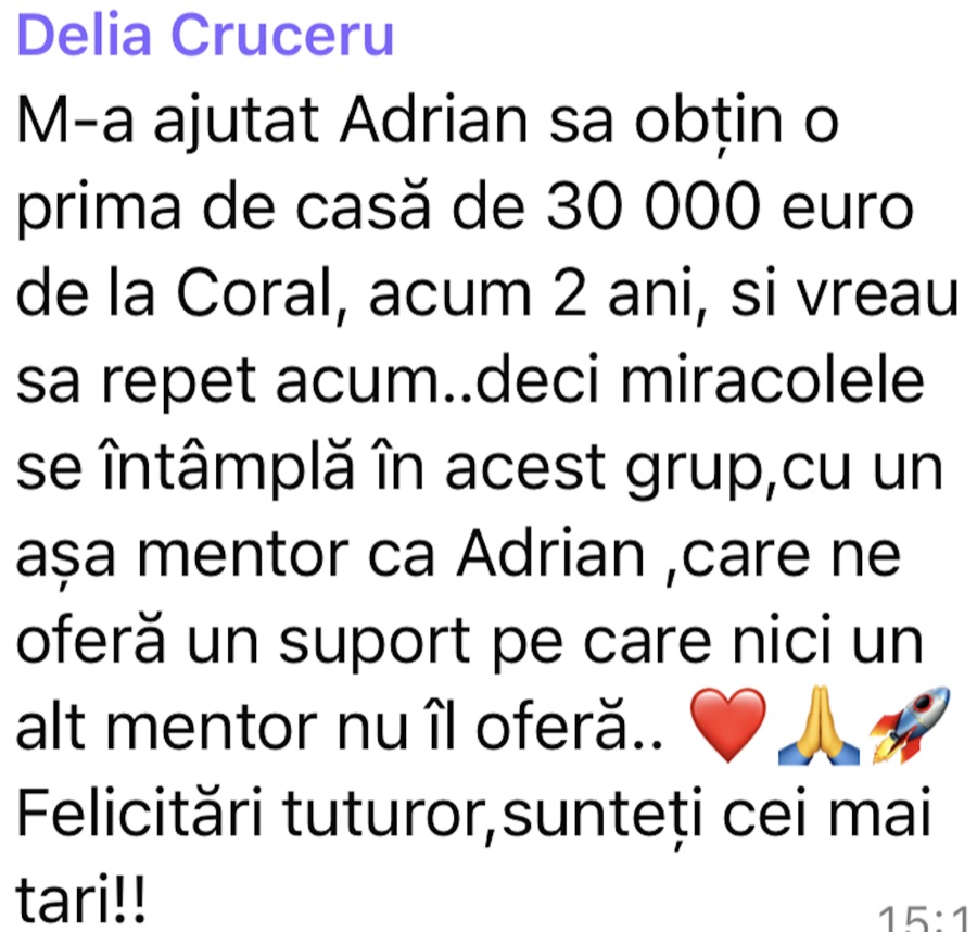 Poveste de succes Delia Cruceru