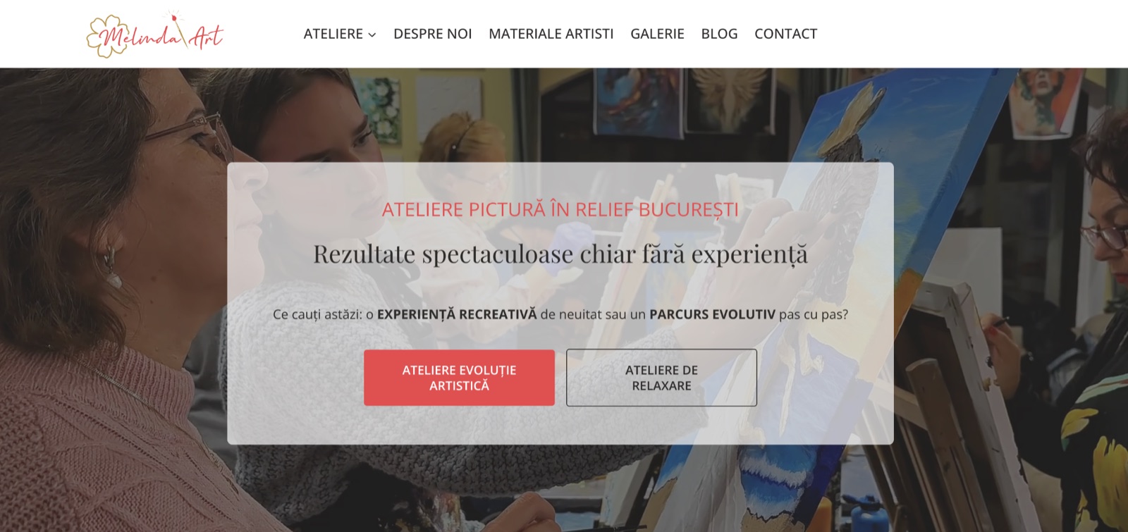 Captură reprezentativă Melinda Store Art