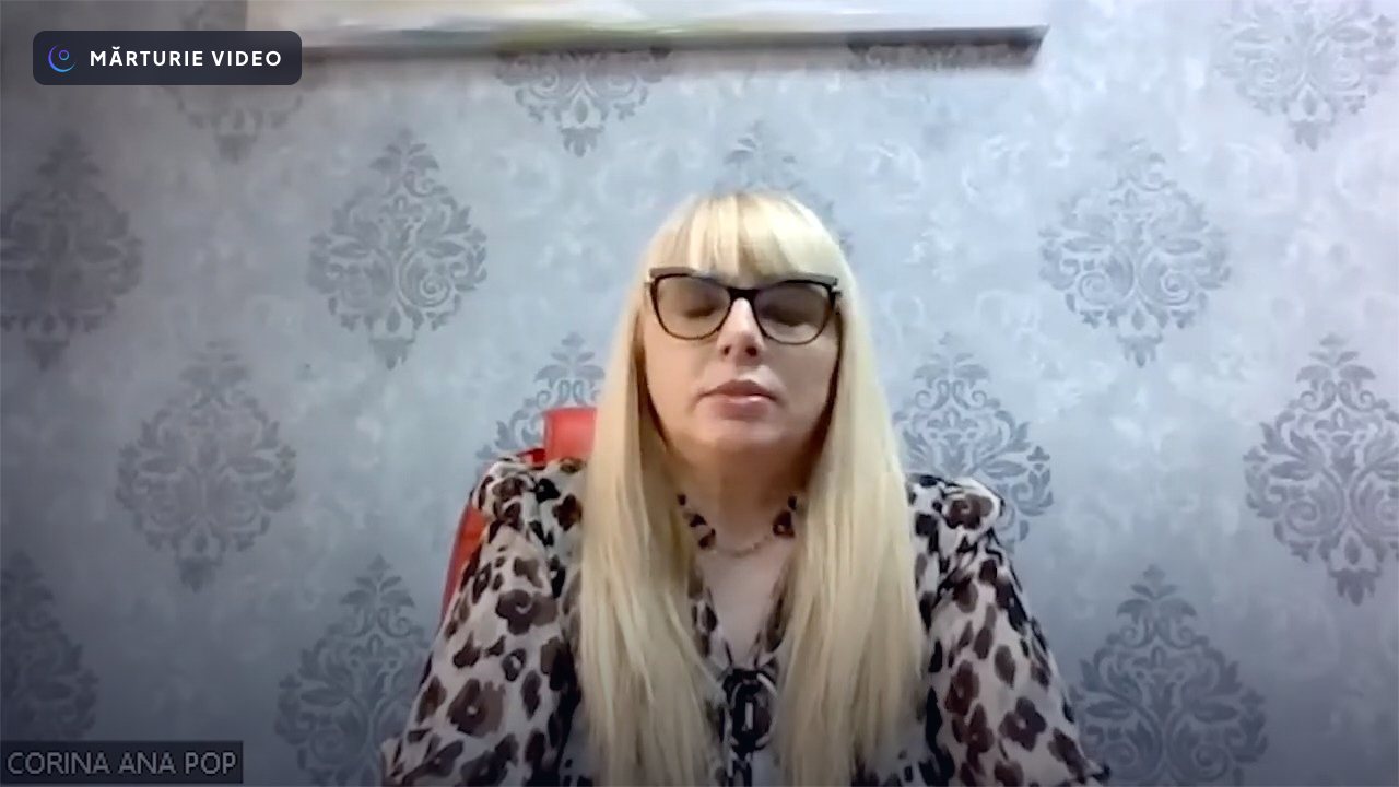 Mărturie video Corina-Ana Pop