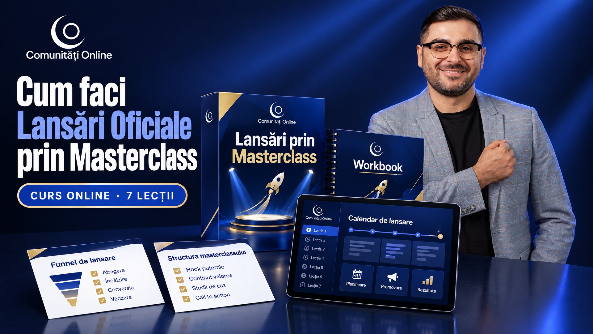 Cum faci Lansări Oficiale prin Masterclass