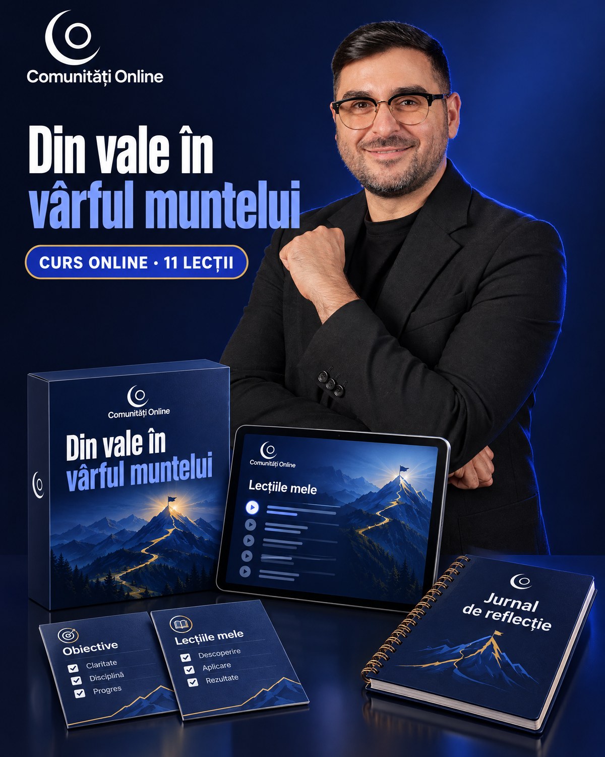 Din vale în vârful muntelui, pas cu pas