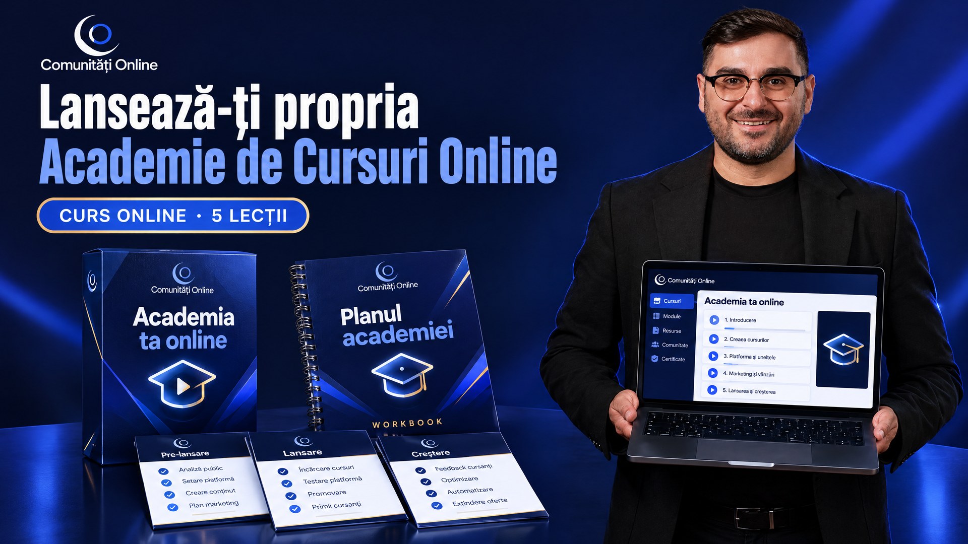 Lansează-ți propria Academie de Cursuri Online