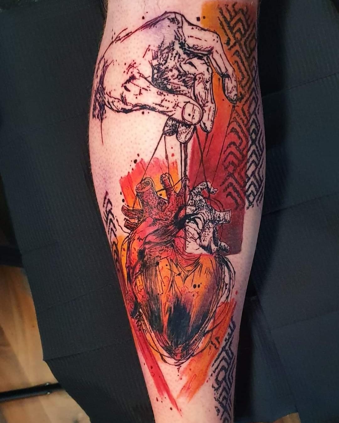 Originales Tattoo-Projekt, individuell gestaltet im Hive Tattoo Studio Salzburg