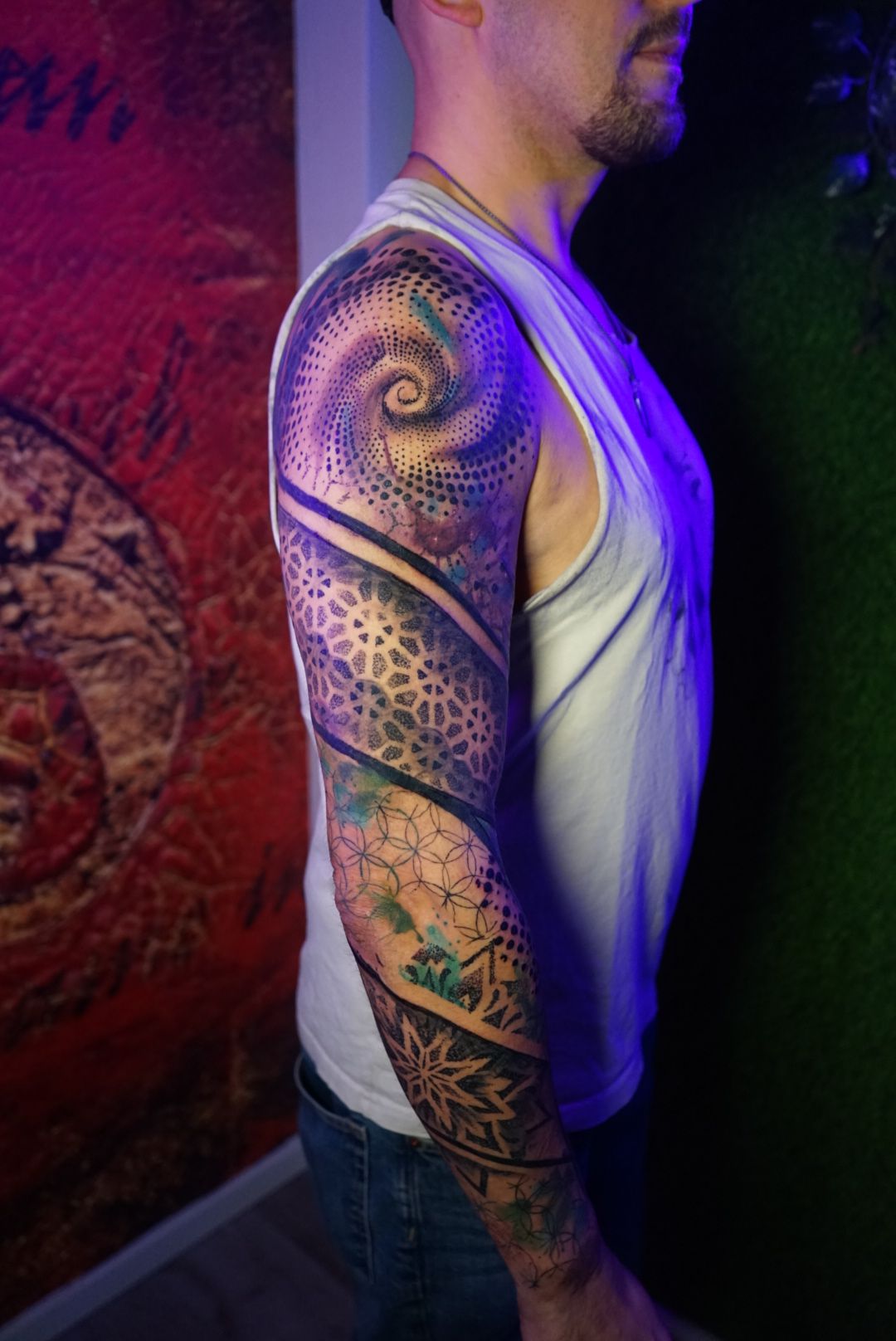 Individuelles Tattoo, fertiges Werk aus dem Hive Tattoo Studio Salzburg