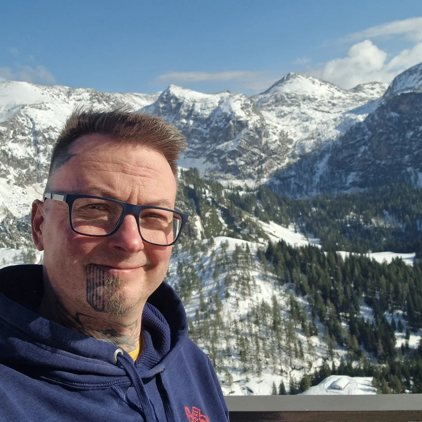 Derek Entenmann, UberDerek, in the Alps