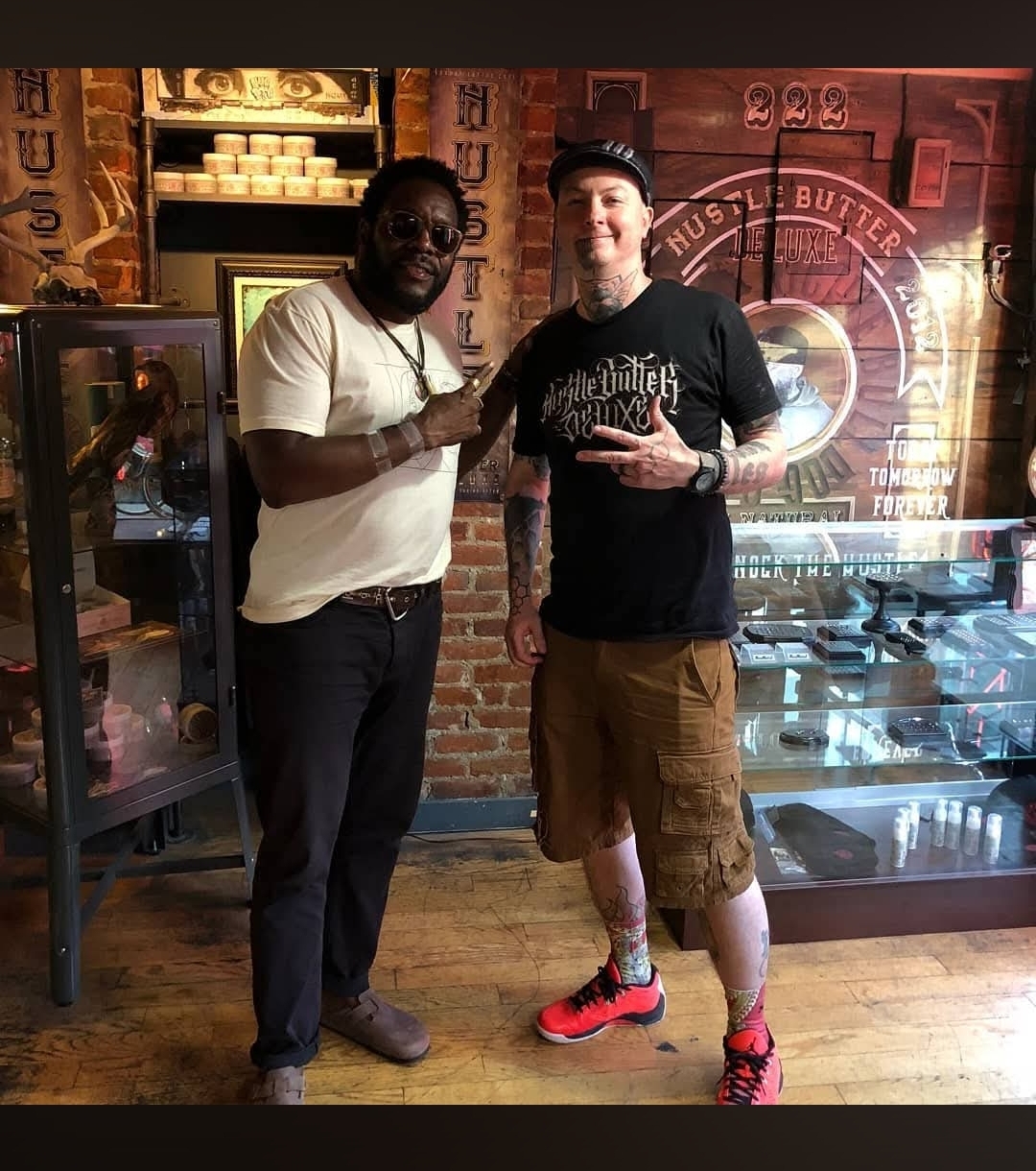 Derek Entenmann with Chad Coleman