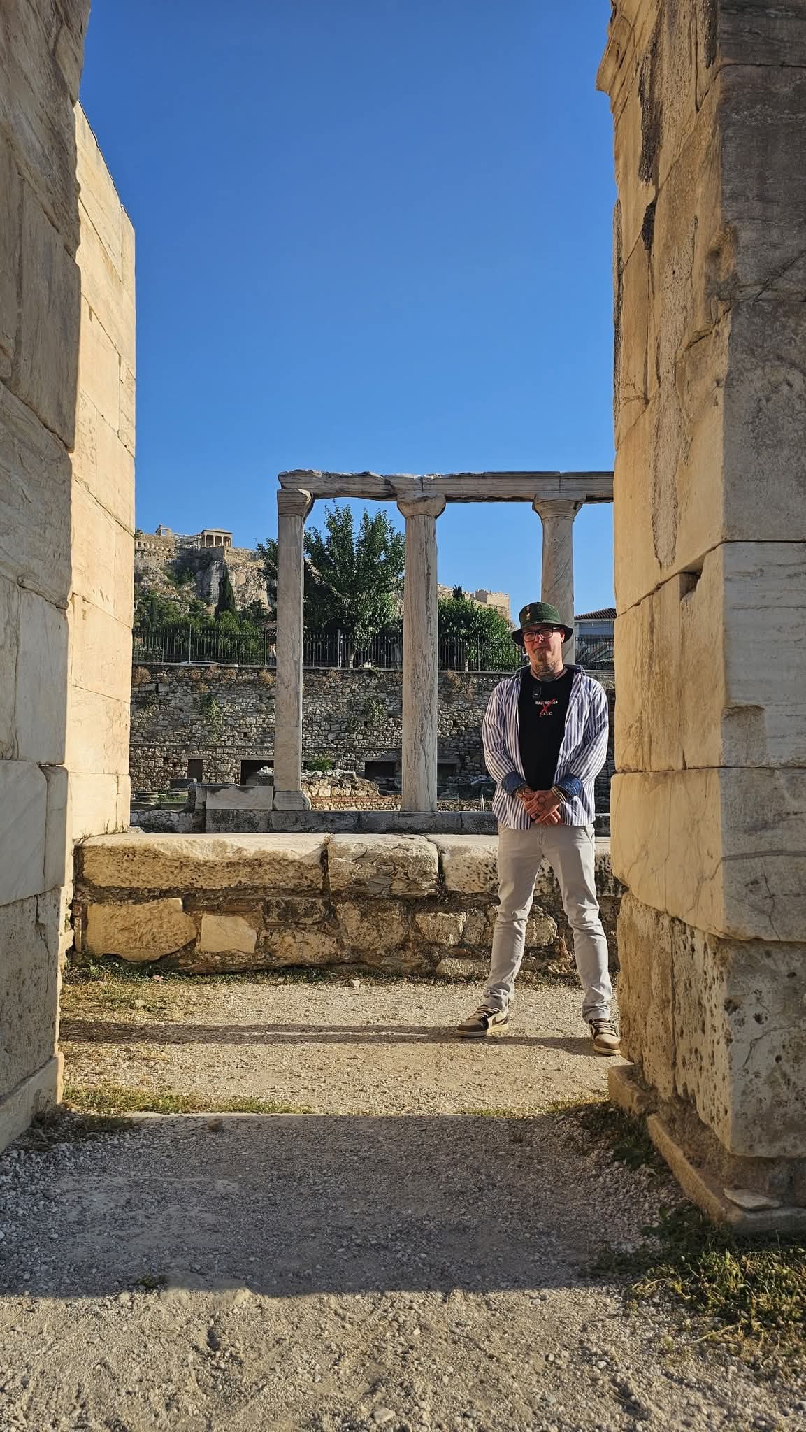 Derek Entenmann in Athens, Greece