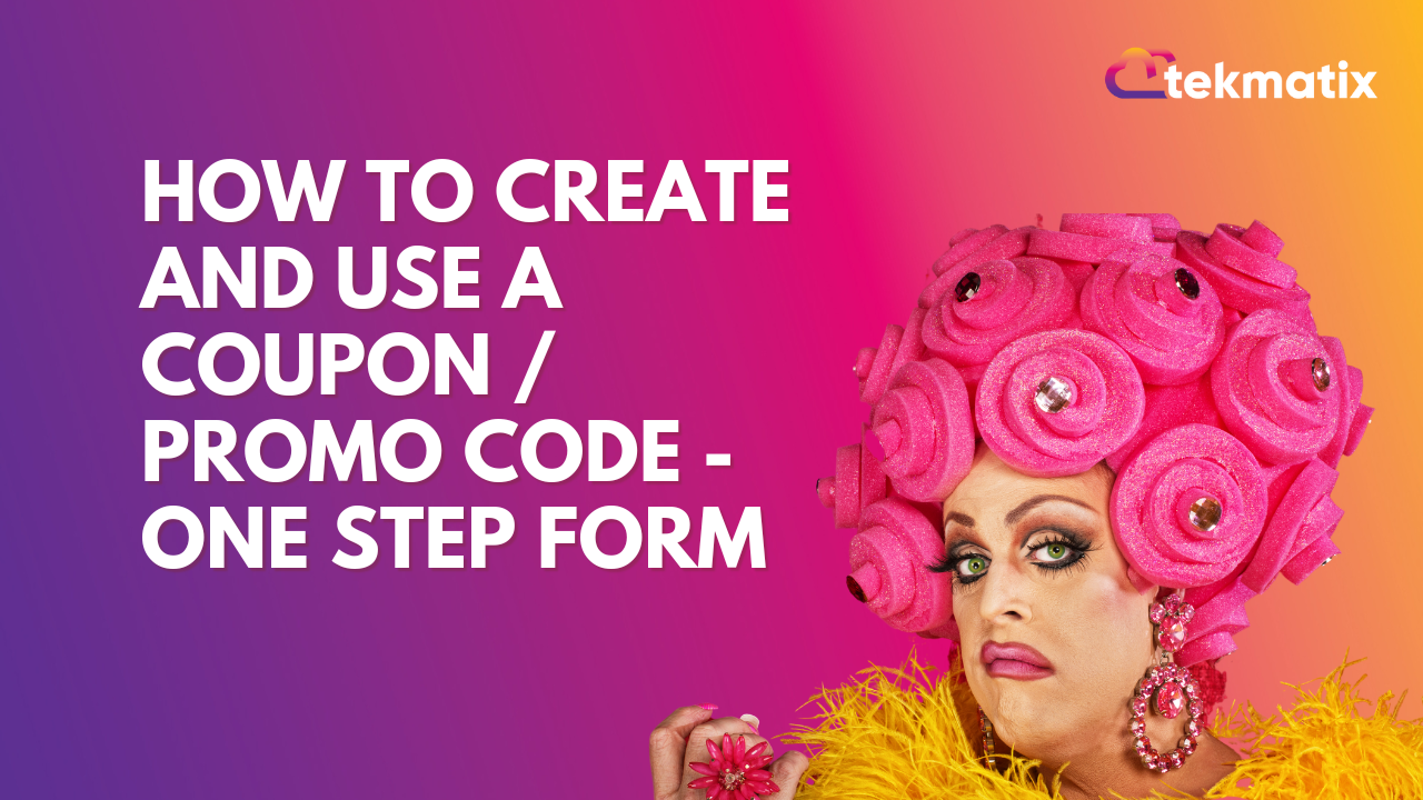 How to Create a Single-Use Promo Code for