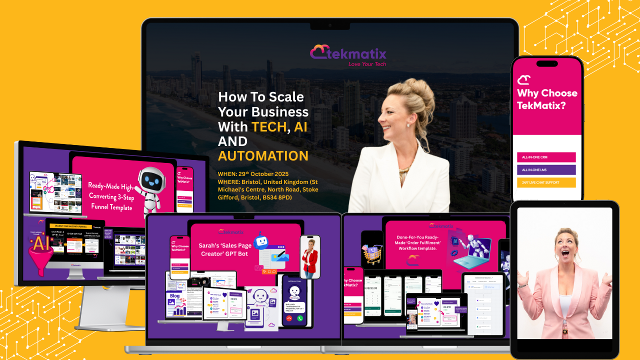 UK FREE WORKSHOP: How To Scale Your Business With Tech, AI and ...