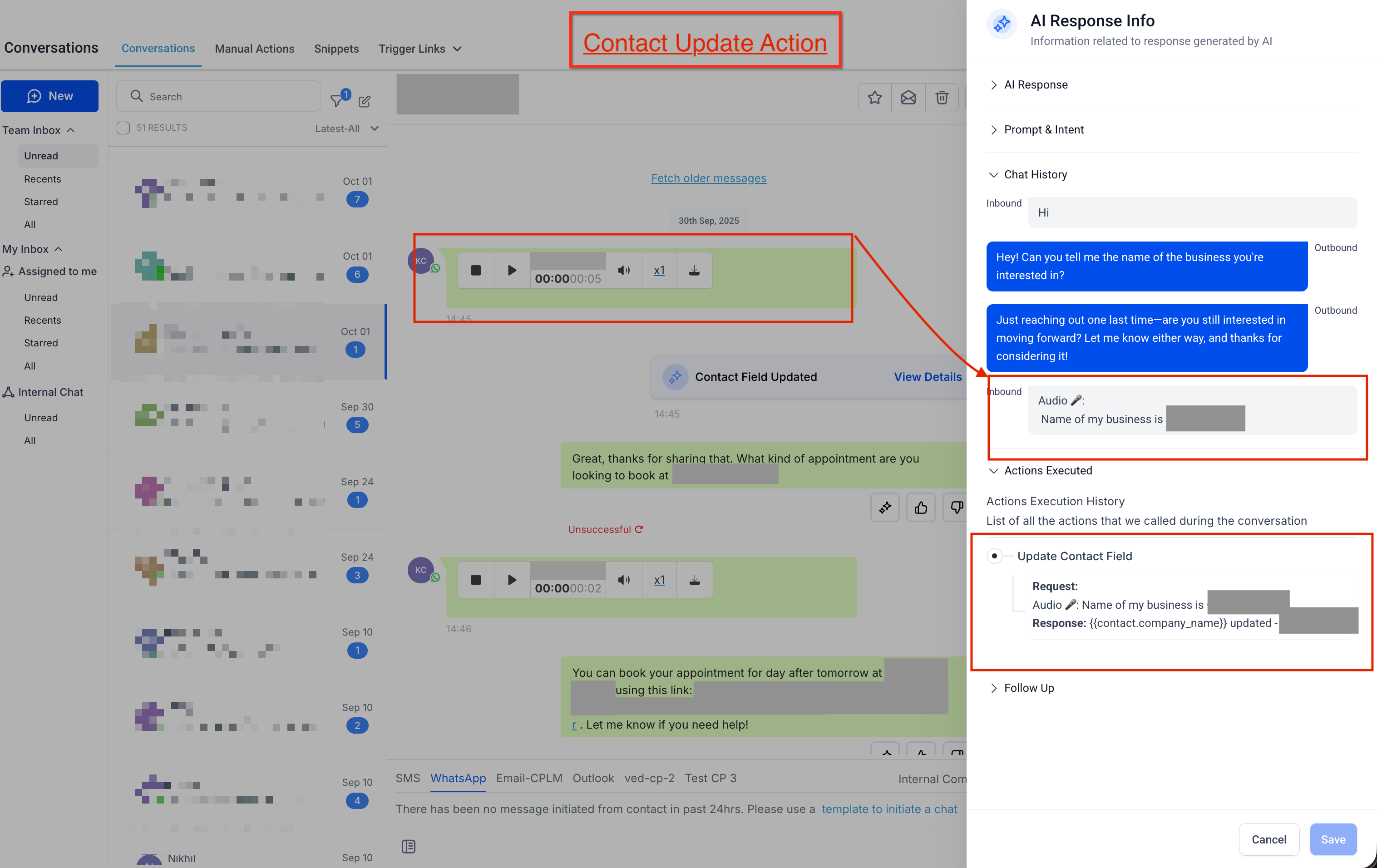 Testing Conversation AI Bot