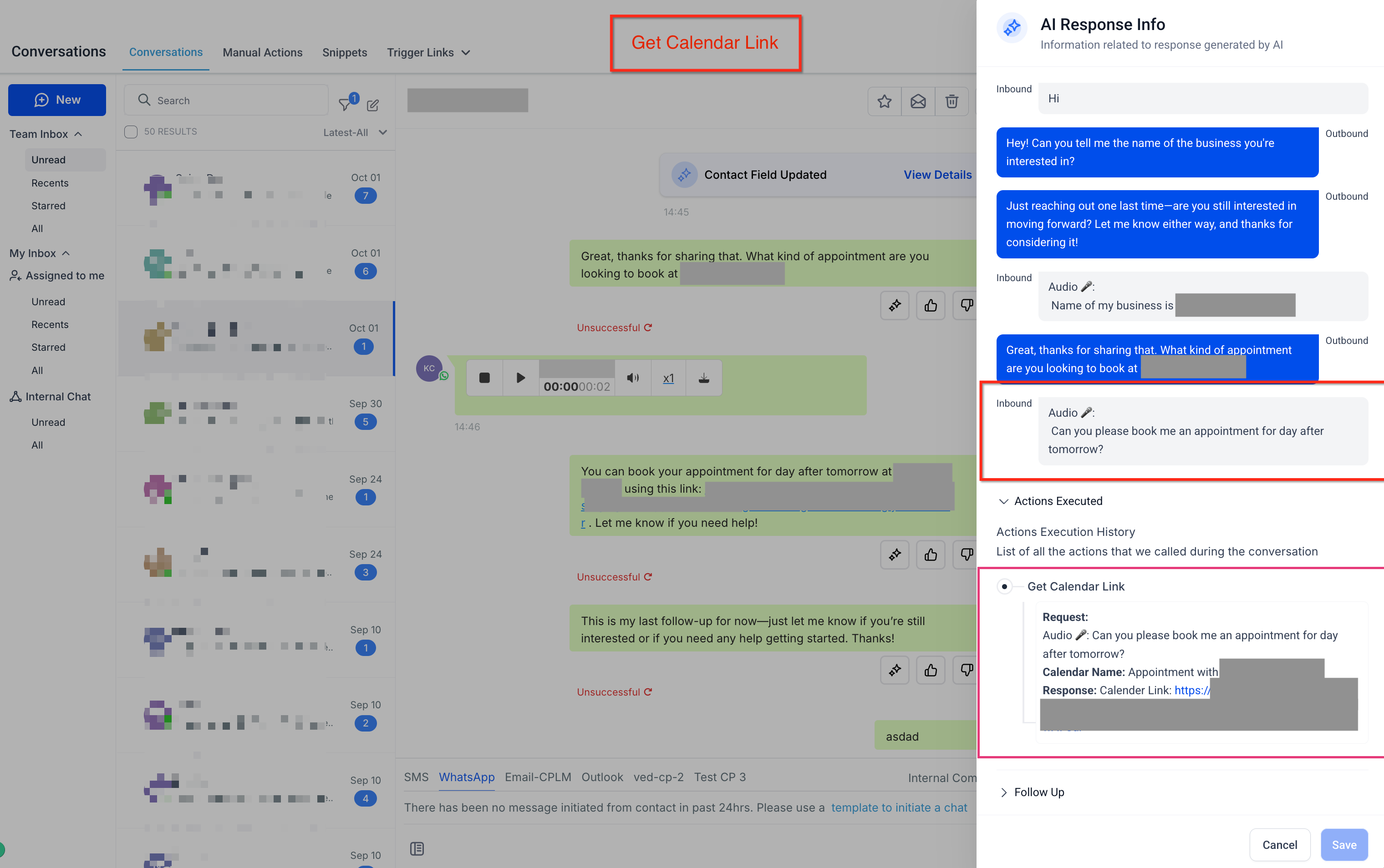 Testing Conversation AI Bot