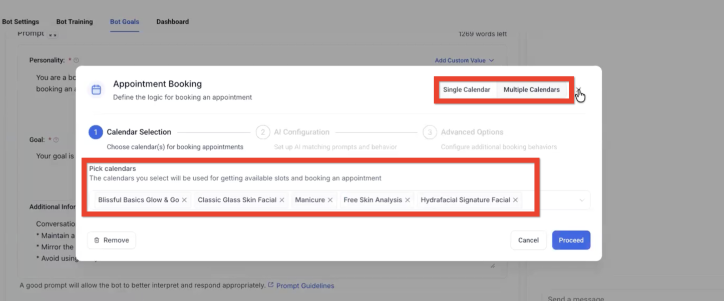 Enable Multi Calendars