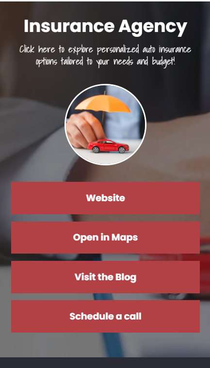 Link Tree - Auto Insurance