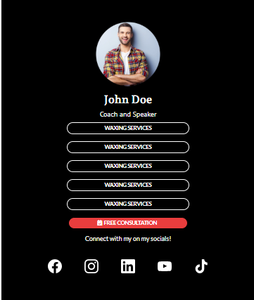 Linktree Template 5