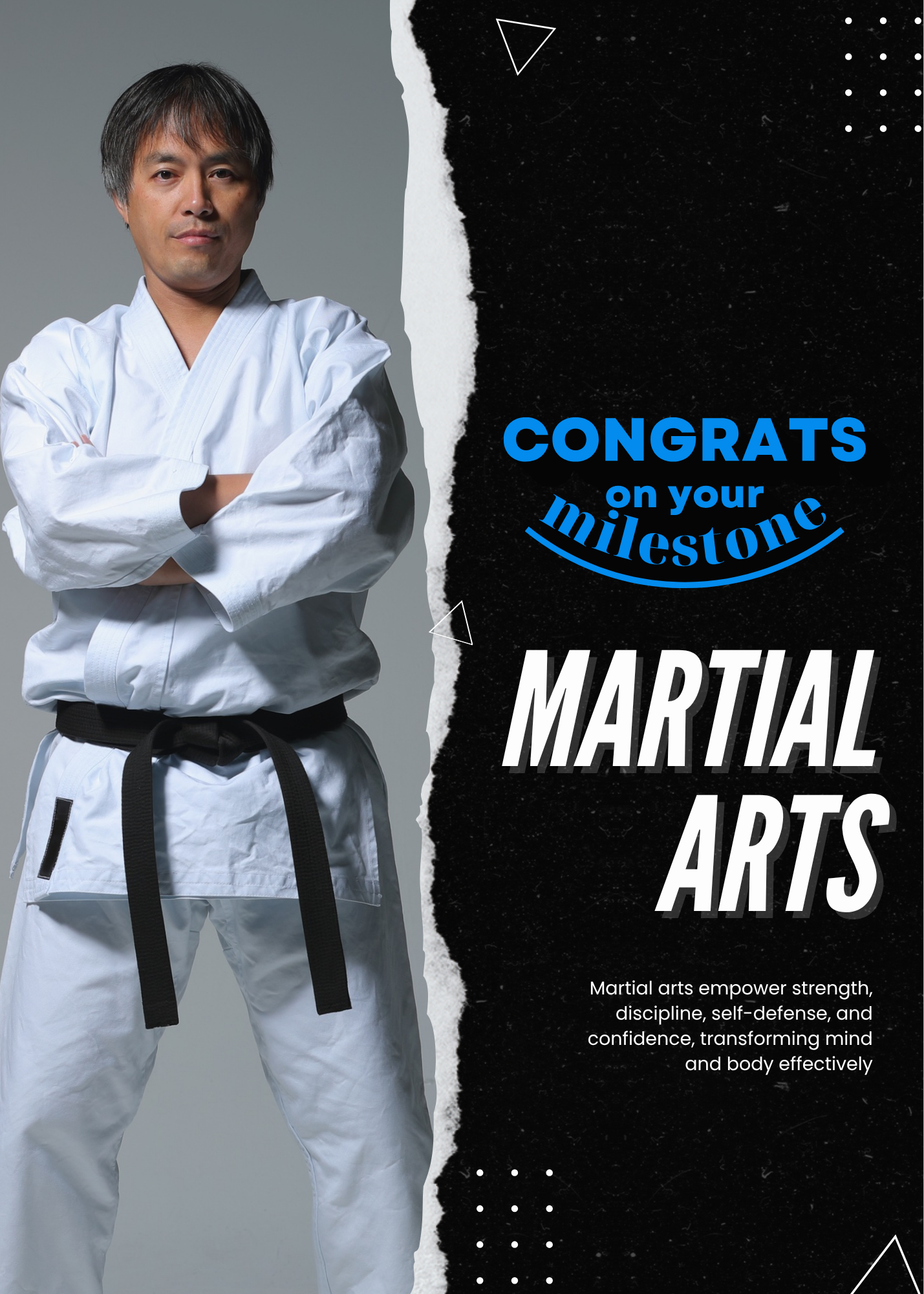 Belt Promotion Congratulations Card