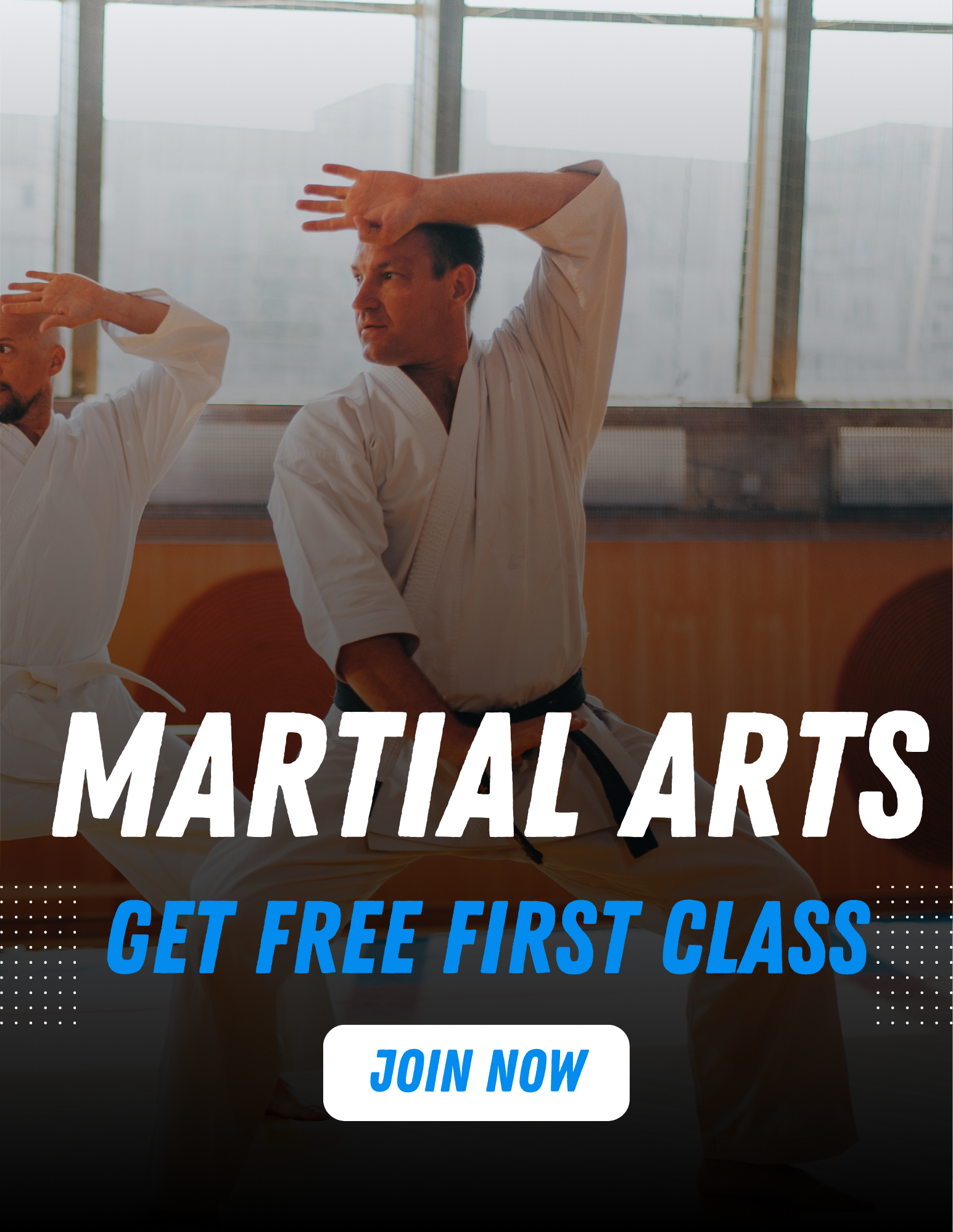 Free First Class Flyer — Martial Arts