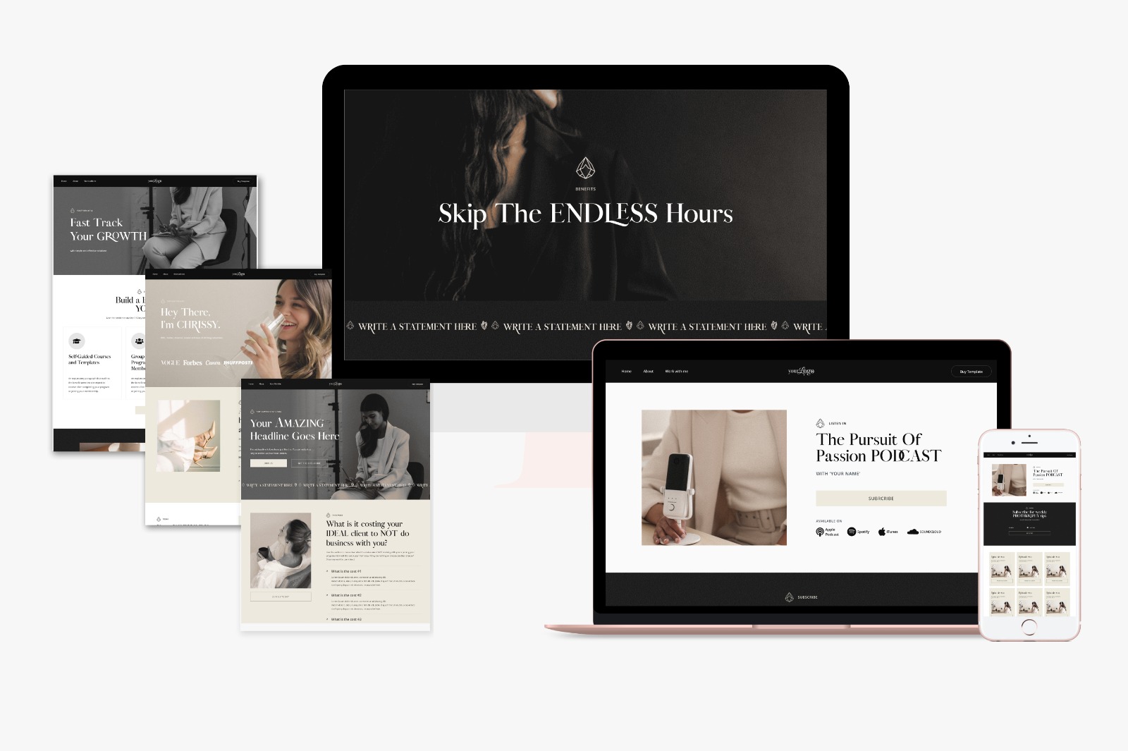 Elevate Template Pack multi-device mockup