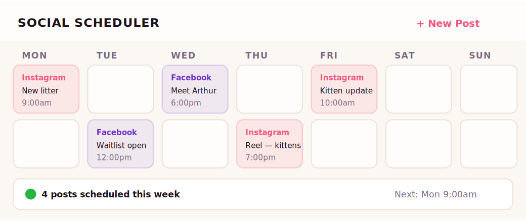 Social Scheduler