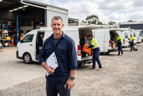 Operations manager at the service van depot