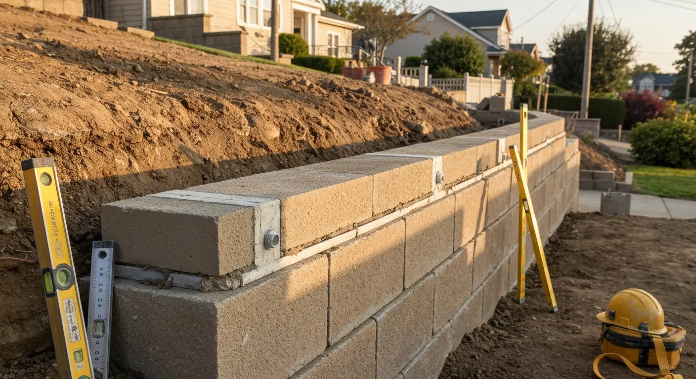 Wall repair and reinforcement project