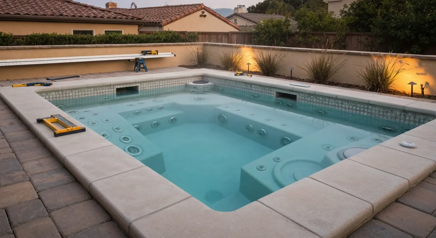 Spa and hot tub installation
