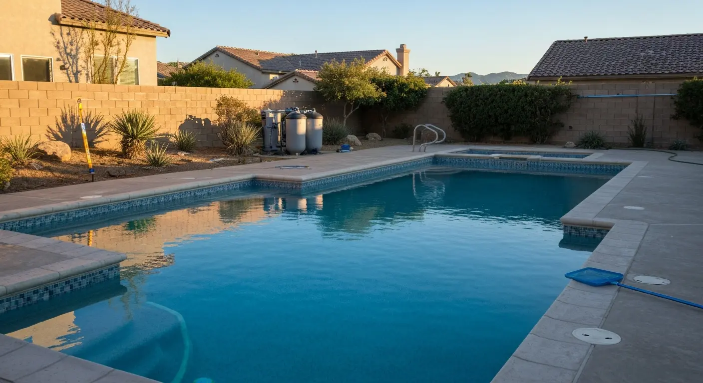In-ground pool installation