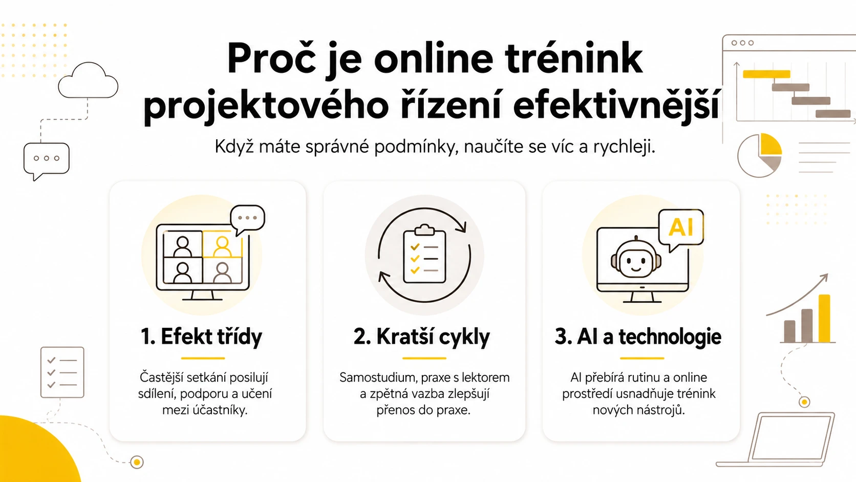 3 důvody pro online