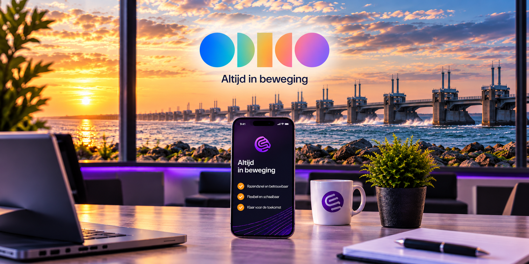 Odido zakelijke mobiele telefonie - Oosterscheldekering
