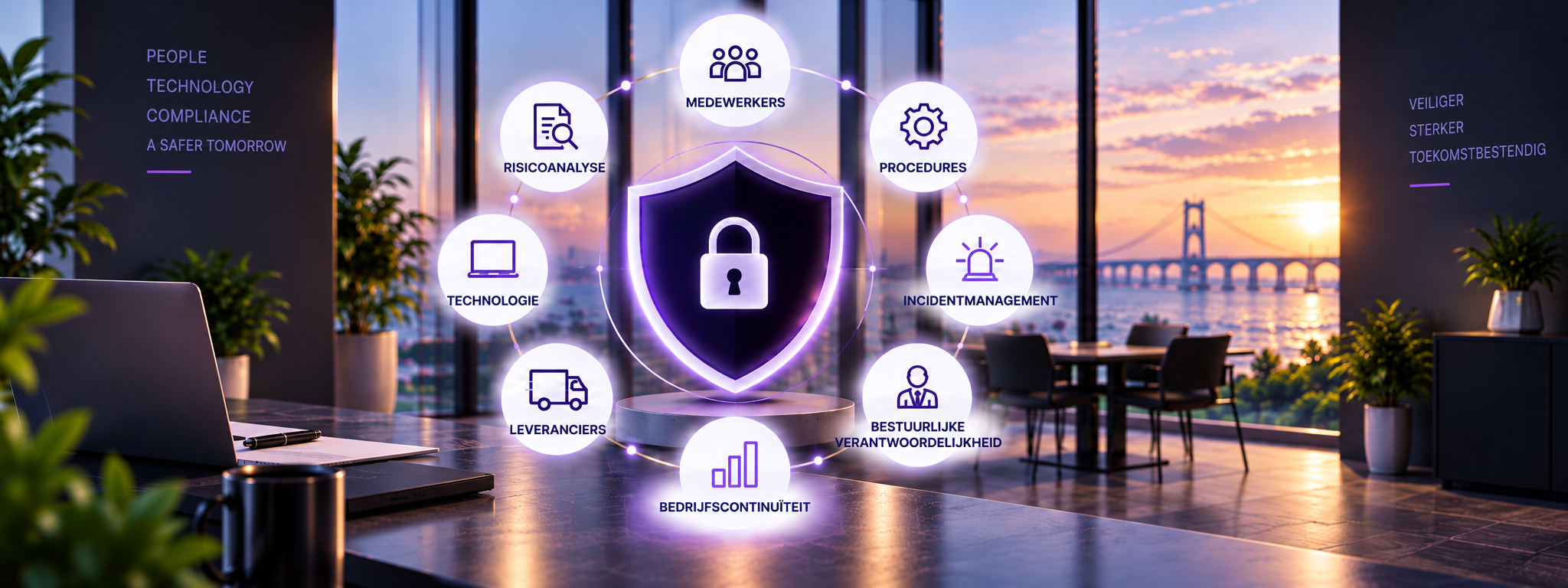 Cybersecurity bestaat uit mensen, processen en technologie