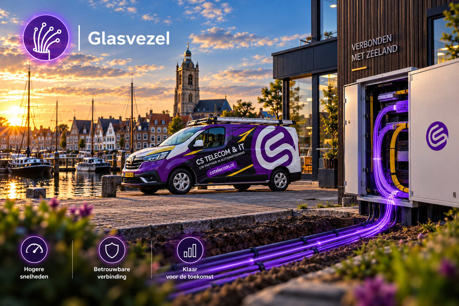 Netwerk en telecom bij CS Telecom & IT
