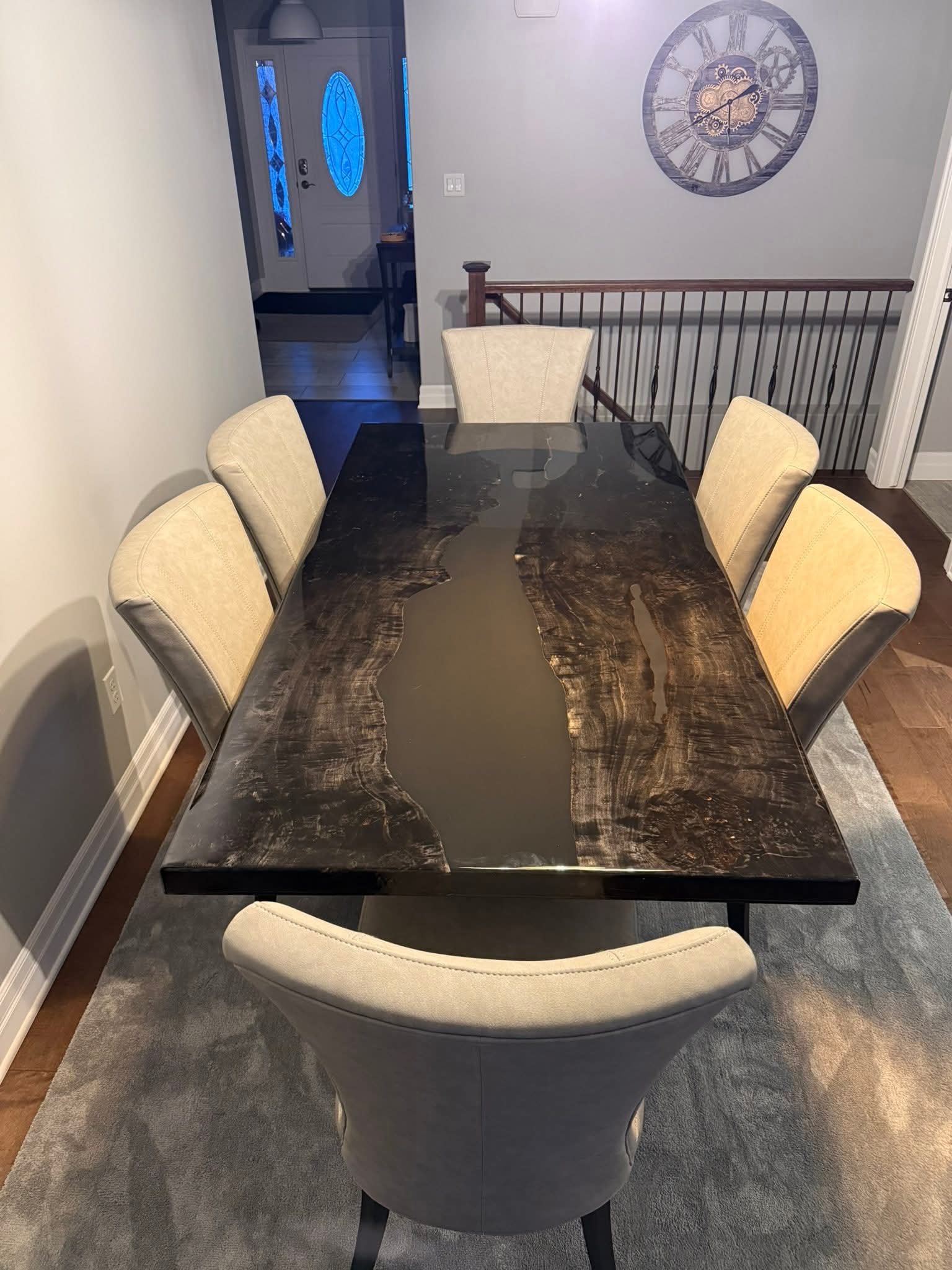 Custom dining table craftsmanship