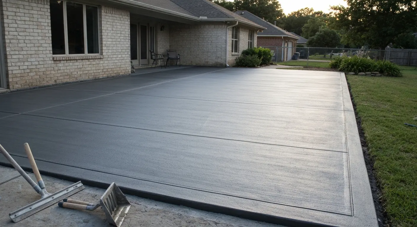 Concrete patio repair