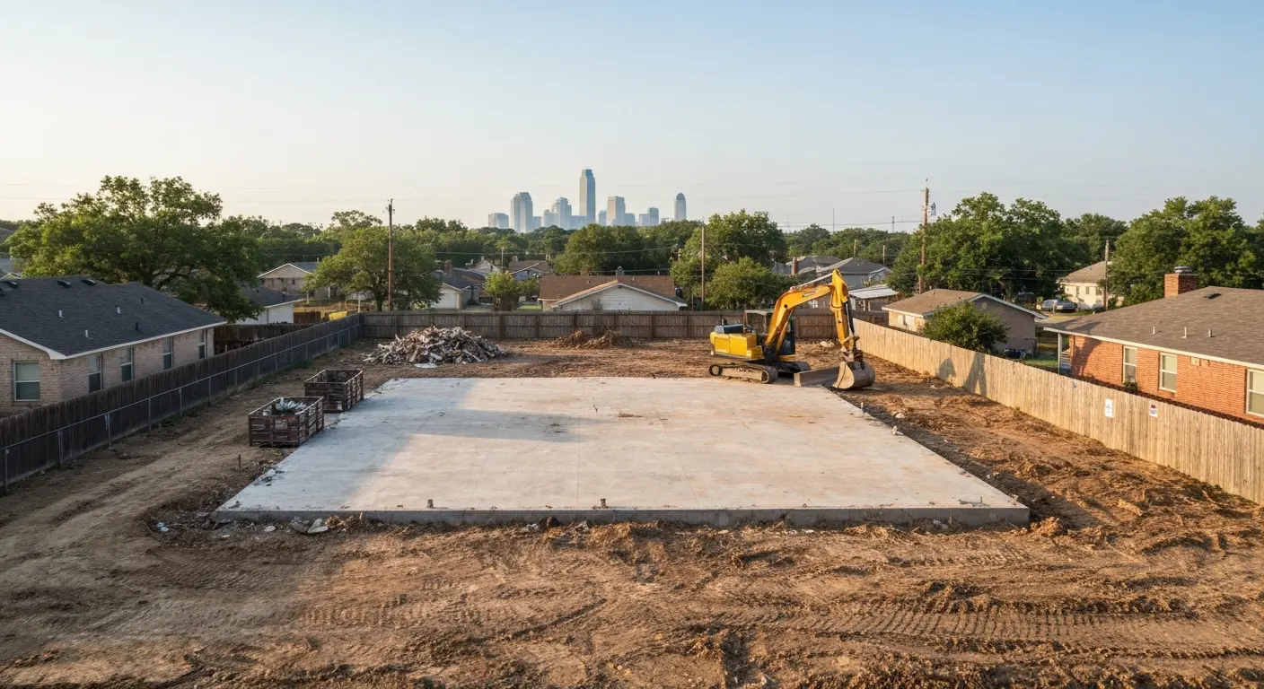 Residential demolition project