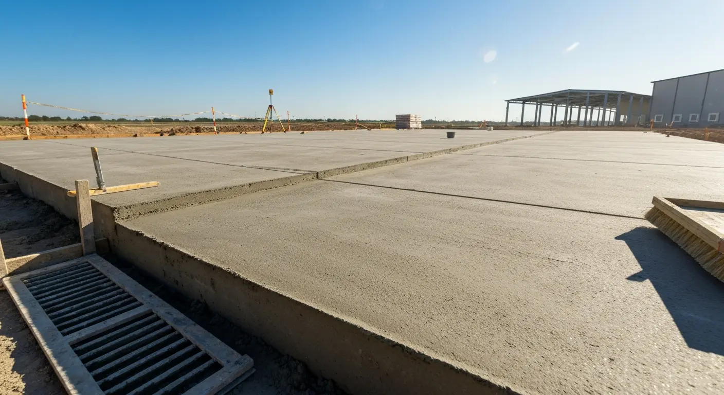 Commercial concrete foundation work