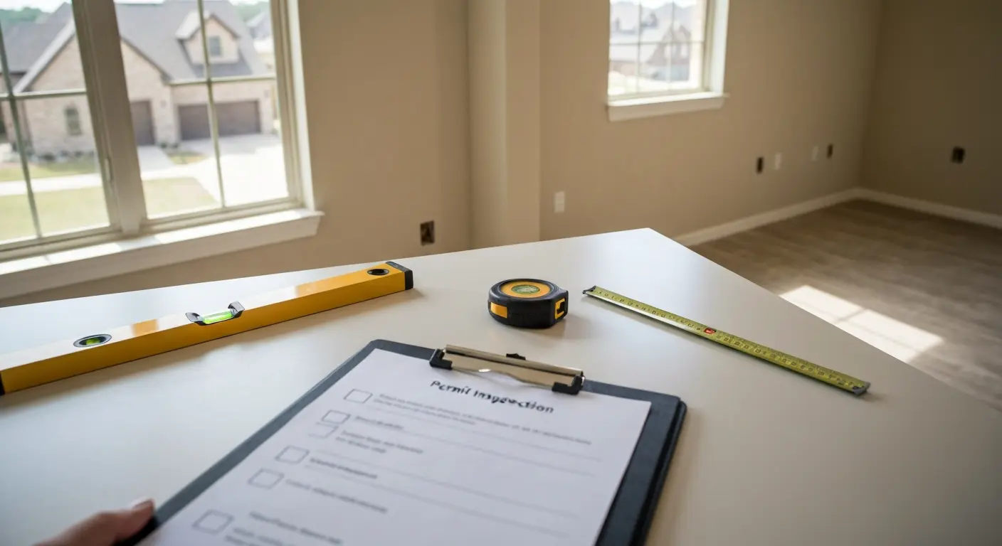 Permit compliance and building inspection process