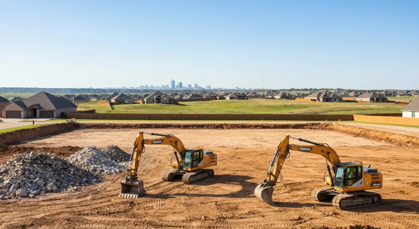 Demolition and site prep in Frisco