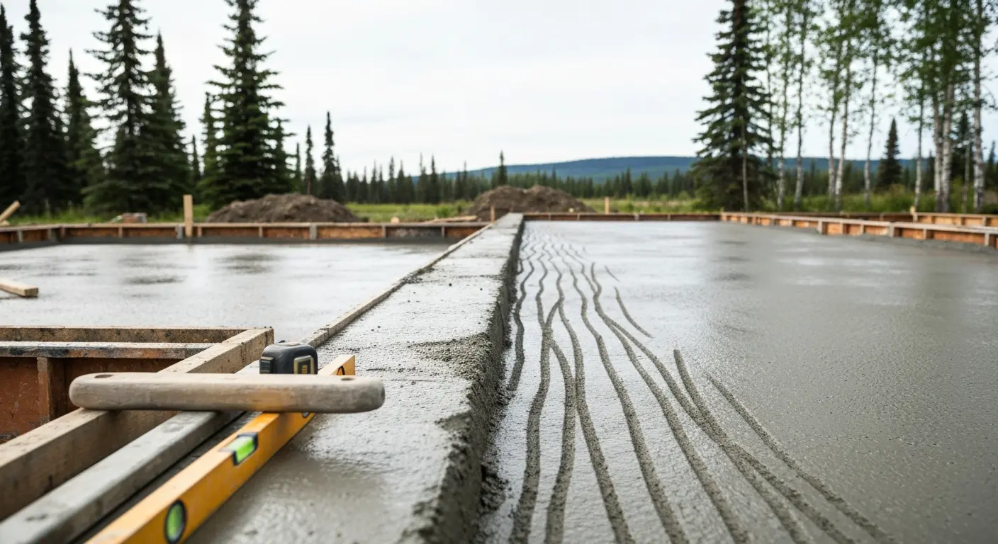 Concrete foundation work